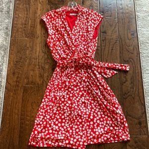 Fun and flirty tailored polka dot dress